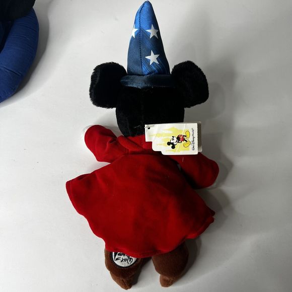 Disney World Mickey Mouse Sorcerer Hat and Stuffed Animal Plush Vintage - Picture 16 of 16